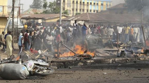 नाइजीरिया : बम विस्फोट में मारे गए 54 लोग